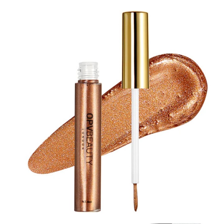 Eyeliner lichid OPV Beauty, nuanta 904, finish metalic, rezistenta indelungata, 3 ml