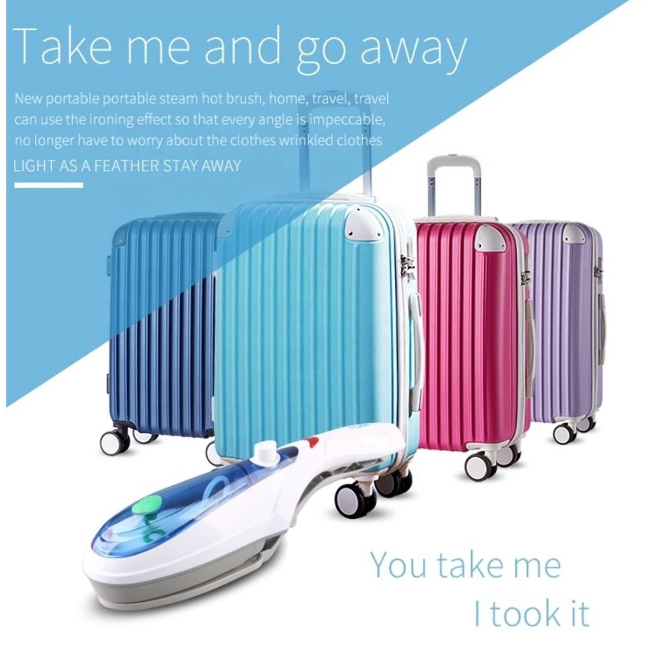 Aparat de calcat cu aburi portabil, 220W, perie pliabila, compact