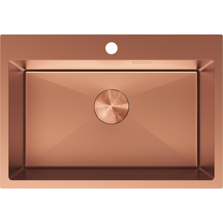 Chiuveta din otel inoxidabil Mexen Solix 1 camera 650x450mm, cupru
