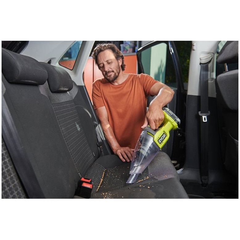 Aspirator de mana, RYOBI, 18 V, Galben/Negru