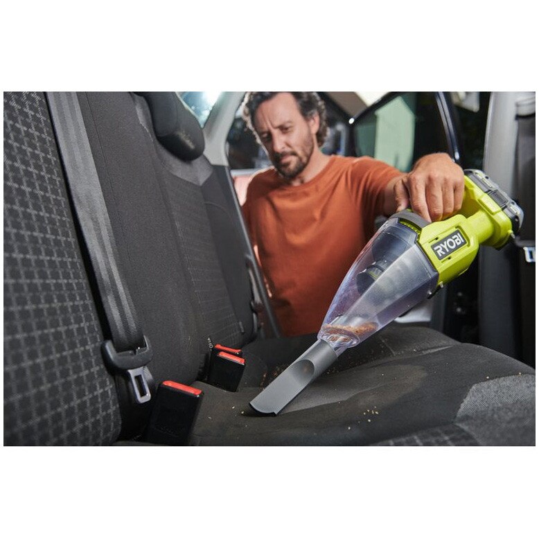 Aspirator de mana, RYOBI, 18 V, Galben/Negru