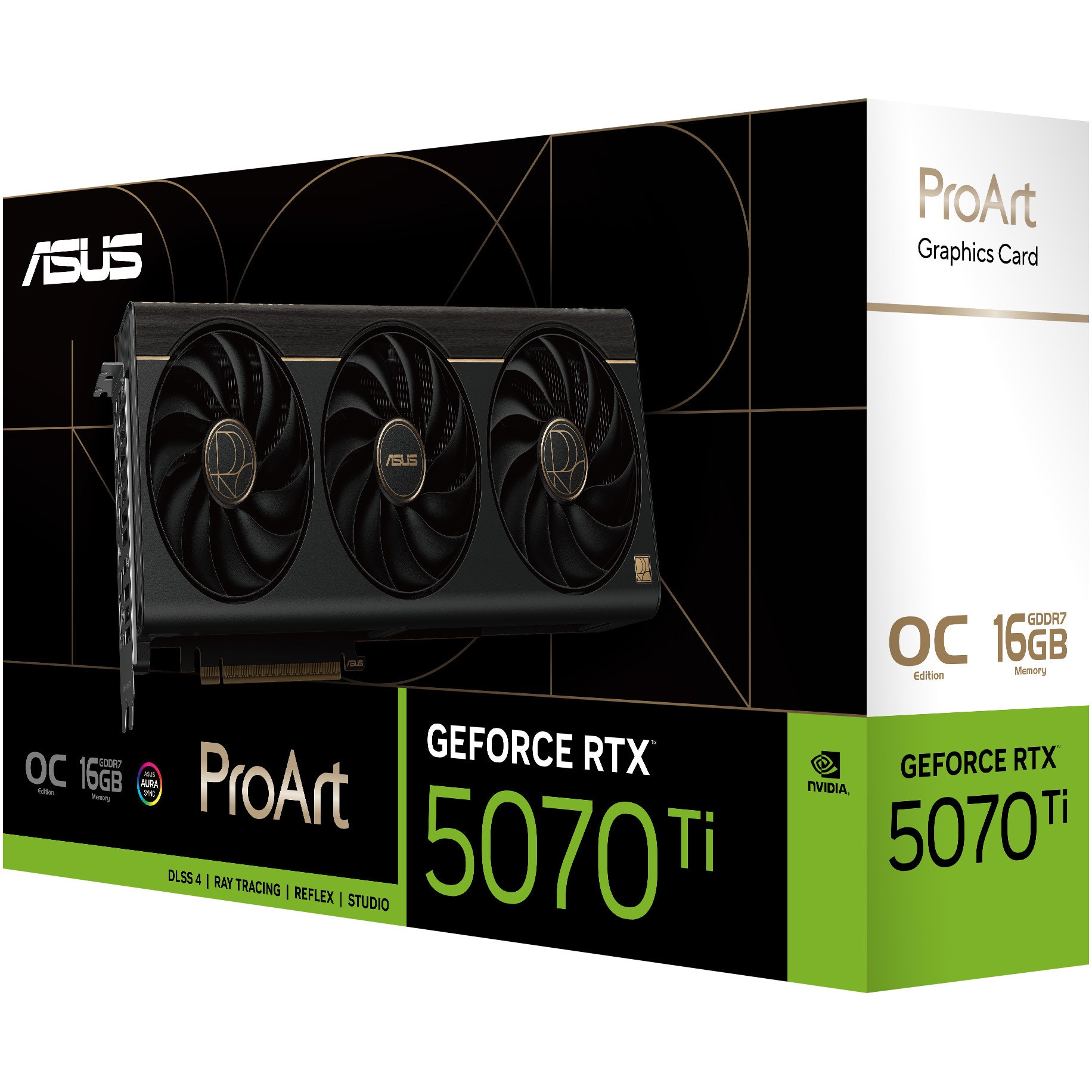 Placa video ASUS PROART GeForce RTX™ 5070 Ti OC Edition, 16GB
