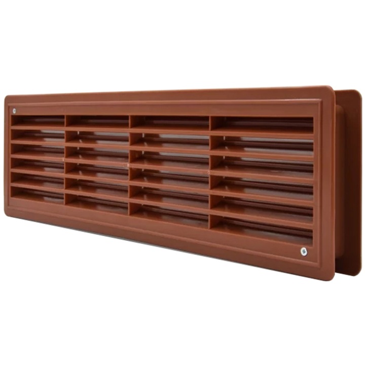 Grilă de ventilație pentru ușă airRoxy, 115x430mm, Calvados