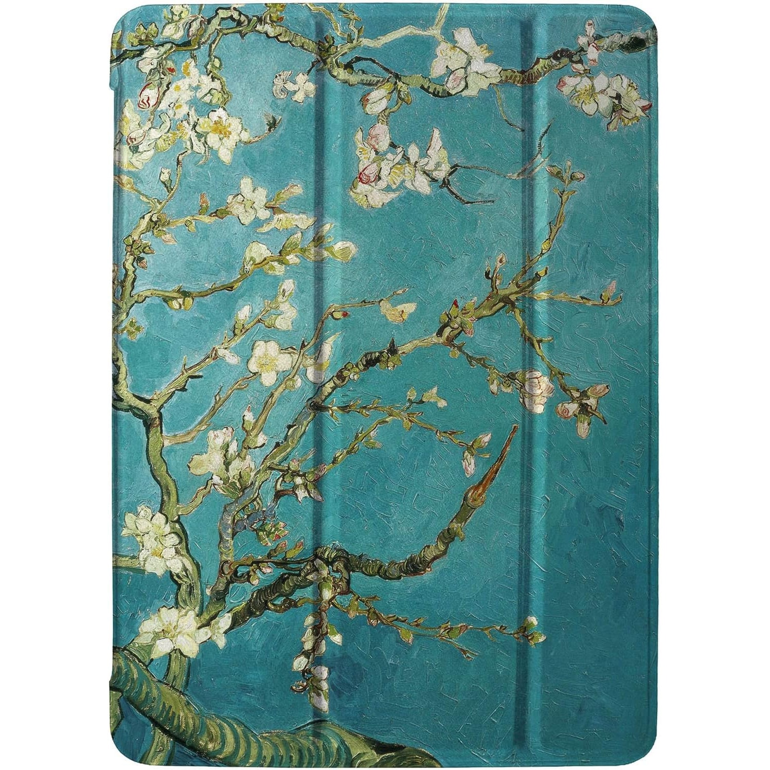 Husa Sigloo pentru tableta iPad 11" (Gen. 11, 2025) / iPad 10.9" (Gen. 10, 2022) – Slim, Tri-Fold Magnetic, Piele Ecologica, Painted Tree