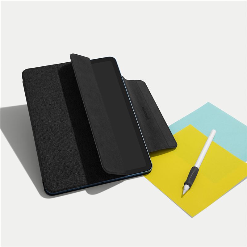 Kit protectie Folio Paperlike, Husa si 2 Folii protectie ecran, compatibil cu iPad Pro 11 inch/iPad Air 10.9 inch, Negru/Transparent
