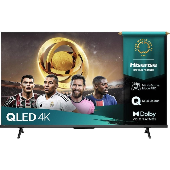 Televizor Hisense E7Q PRO 50E7Q 4K Ultra HD Smart, Wi-Fi, Negru, 50inch (127cm)