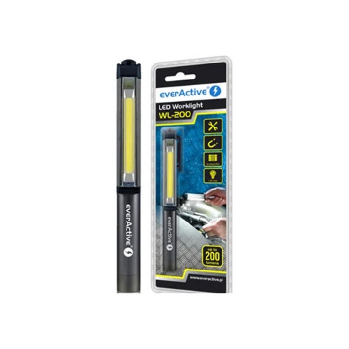 Lampă de lucru cu LED everActive, Flashlight WL-200