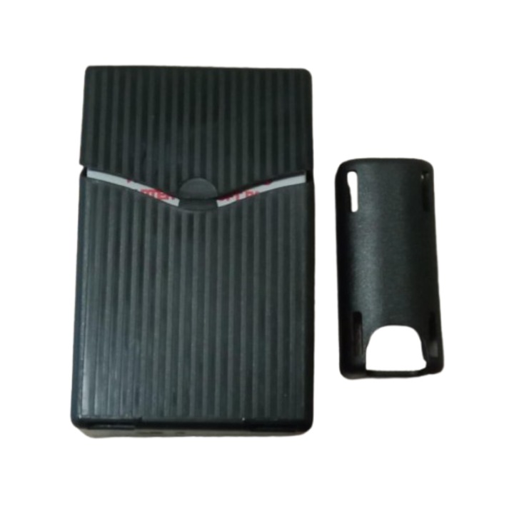 Пластмасов калъф Mondo Idea, с място за запалка 84 мм, черен