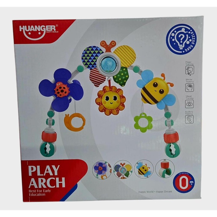 Carusel pentru patut Piccolino, multicolor, pentru fete