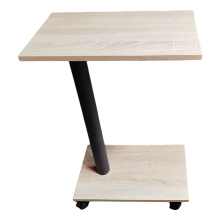 Помощна/Козметична количка 30x50см ДЪБ СОНОМА СИВО ПДЧ 2 нива