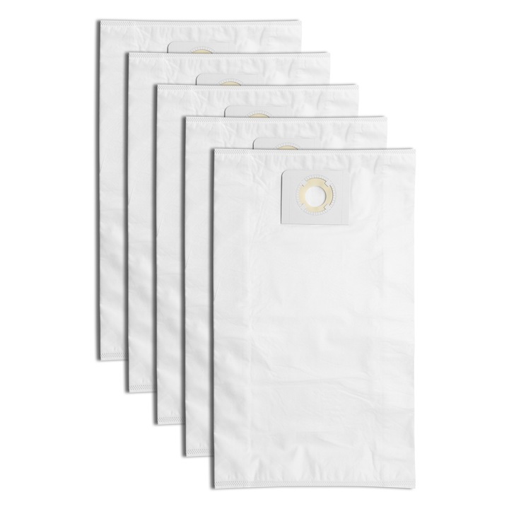 Универсални торби за прахосмукачка Makita, Nilfisk, Karcher, Комплект 5 броя, Синтетични торби, hepabe® 5HB1139