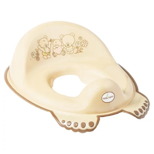 Reductor toaleta antiderapant Urs Crem copii, bebelusi