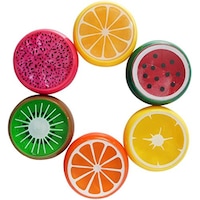 Set 6 fructe slime plastilina gelatina, 3.5 cm