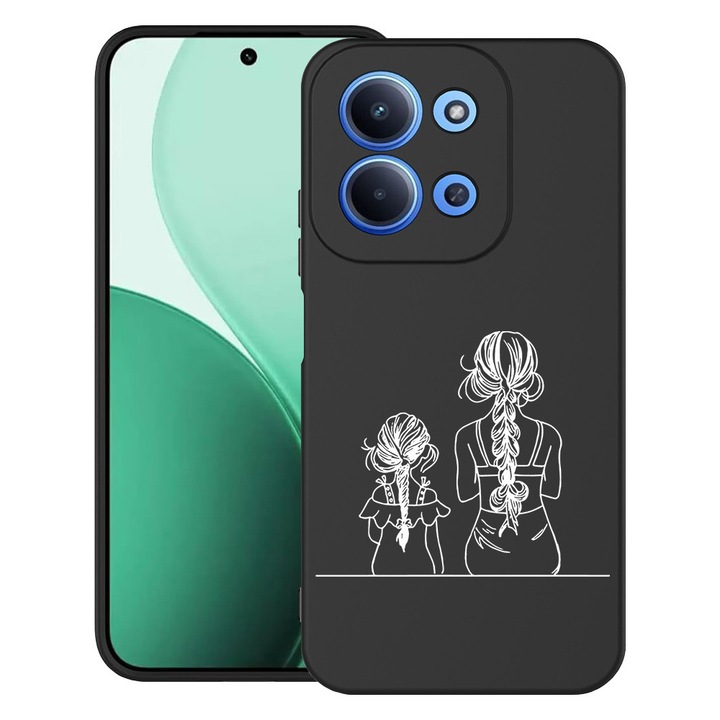 BestCase® Ultra Slim TPU tok Xiaomi Redmi 15C 5G (173mm) telefonhoz, Mom And Daughter design, 2100002 B 1048