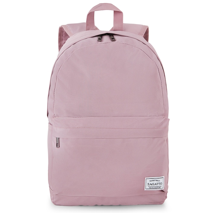 Többfunkciós hátizsák, Zagatto, Rózsaszín, Mérete 30x44x11 cm, Vízálló, Utazó hátizsák, Kapacitás 15L, Ergonomikus, Iskolatáska, Alkalmi, Városi hétköznapi hátizsák, ZG1031