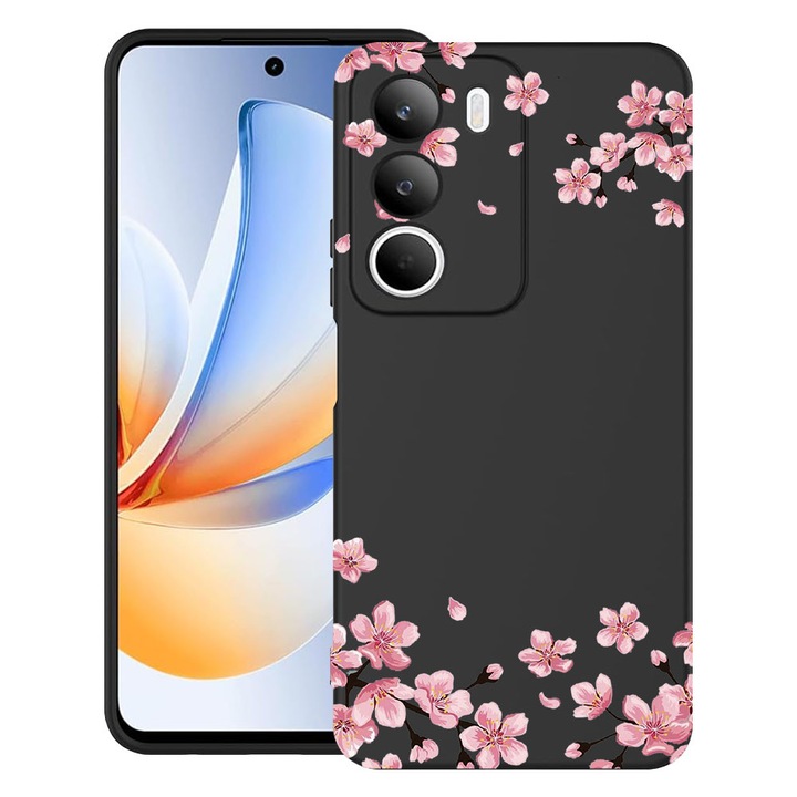 BestCase® Husa pentru Realme C71 cu Design Pastel colors - flowers, TPU Mat Ultra Slim, 2071154 B 694