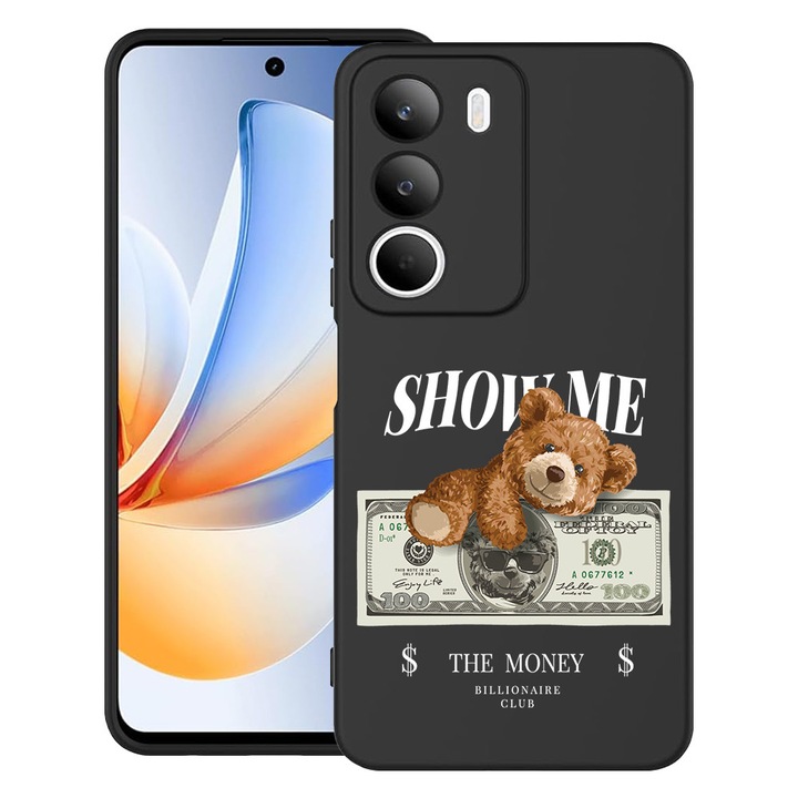 BestCase® Husa pentru Realme C71 cu Design Teddy Bear Show Me The Money, TPU Mat Ultra Slim, 2071154 B 1453