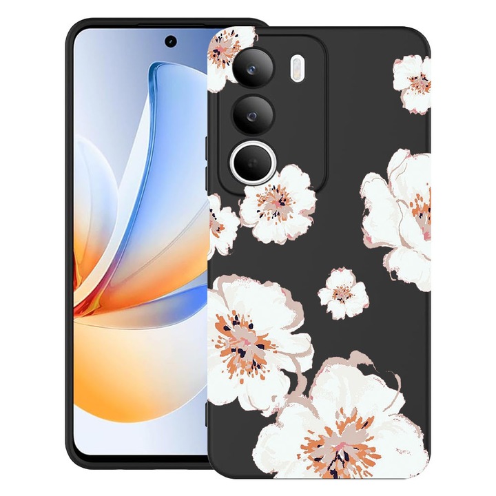 BestCase® Husa pentru Realme C71 cu Design Pastel Colors - Flowers, TPU Mat Ultra Slim, 2071154 B 499