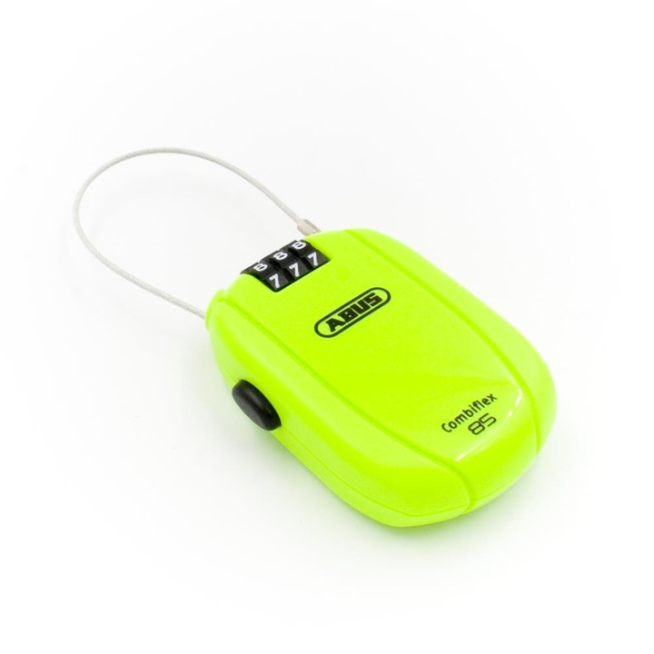 Kerékpárzár Abus Combiflex Break 85 neon