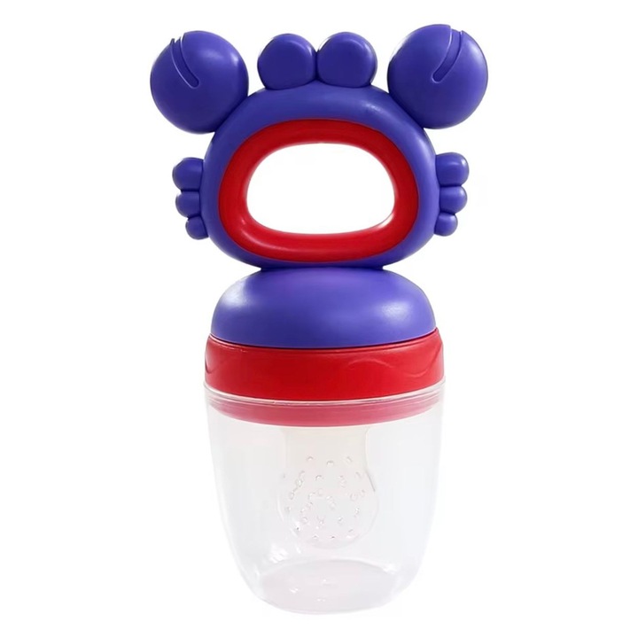 Suzeta pentru Diversificare, Dentitie, pentru Fructe, Piure, Fara BPA, Capac de Protectie, Inchidere Etansa, Usor de Curatat