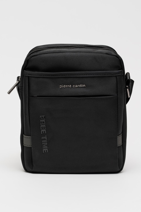 Pierre Cardin, Cipzáros táska állítható keresztpánttal, Fekete