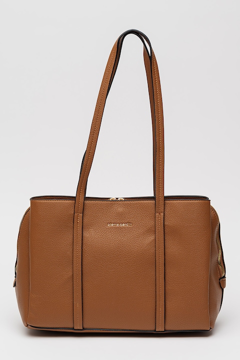 Pierre Cardin, Чанта през рамо от еко кожа, Карамел