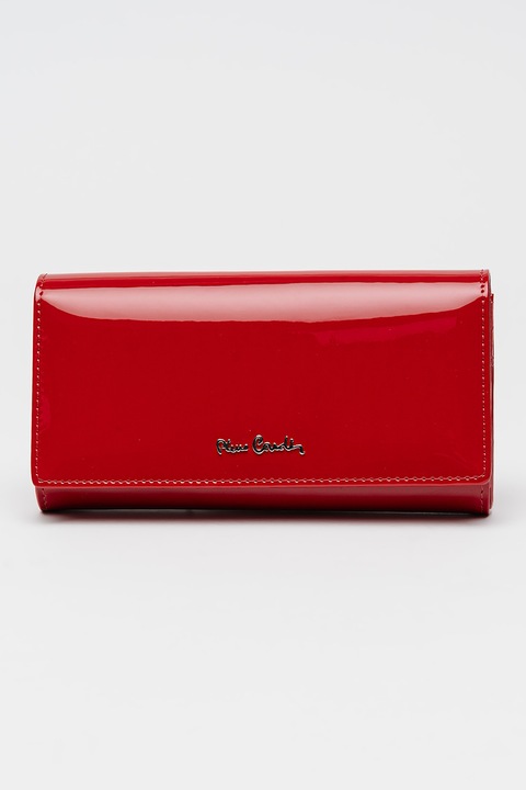 Pierre Cardin, Лачено кожено портмоне, Керемидено червено