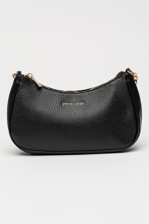 Pierre Cardin, Чанта за рамо Double от еко кожа, Черен