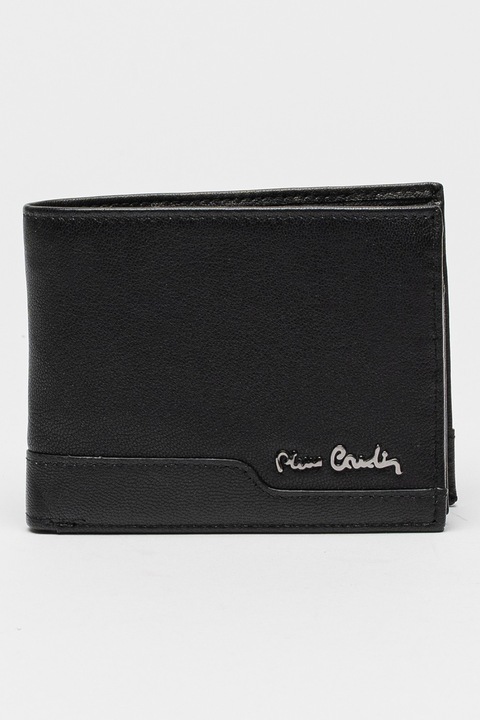 Pierre Cardin, Кожен портфейл с лого, Черен