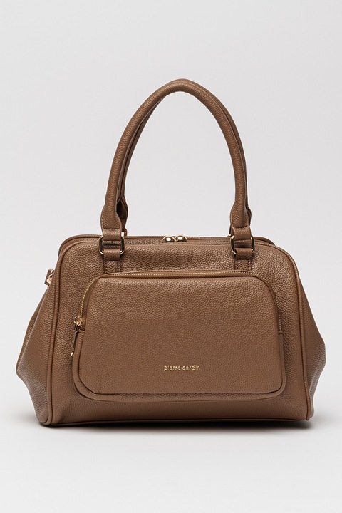 Pierre Cardin, Logós kézitáska, Karamellbarna