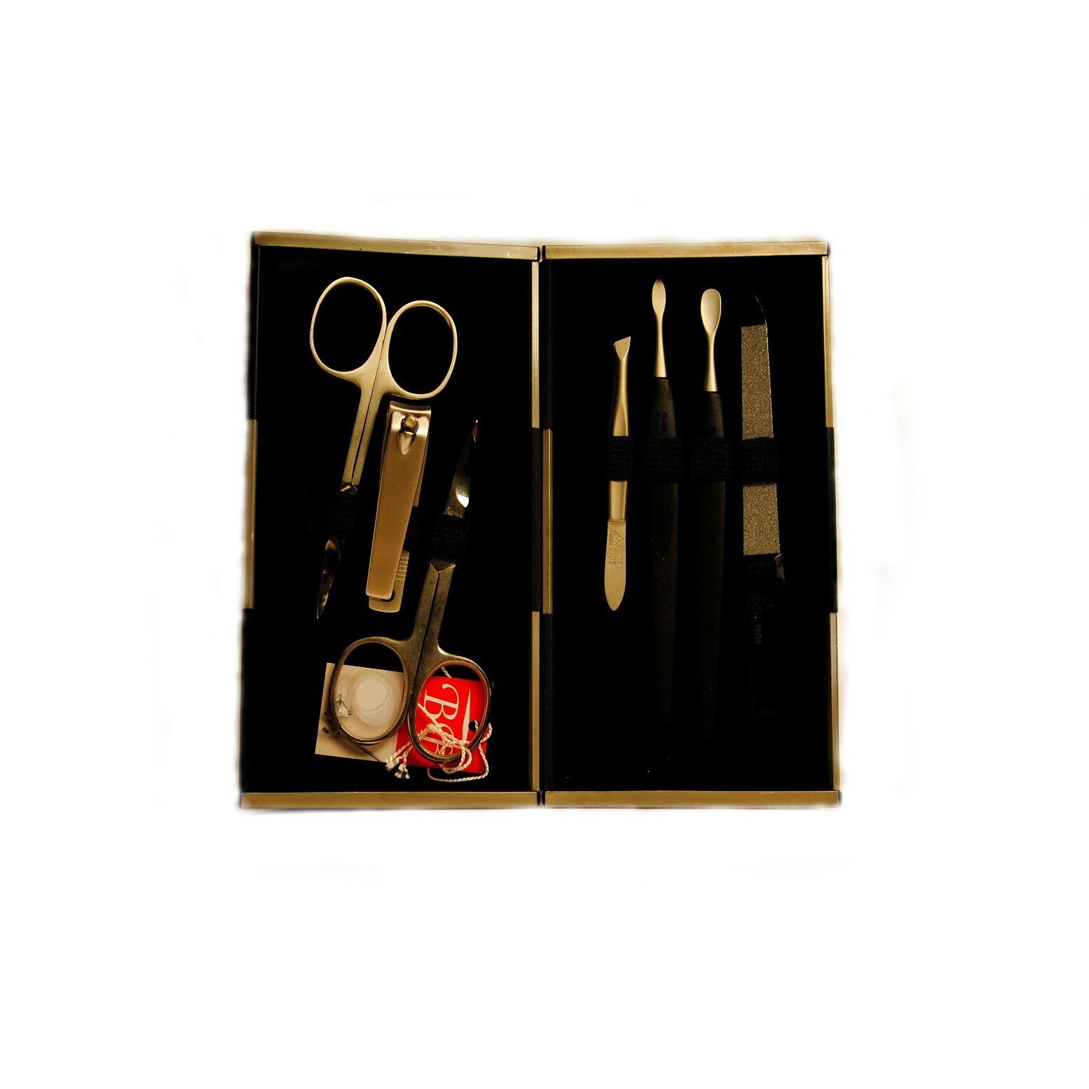 Trusa pentru manichiura, Becker Manicure (Solingen), compusa din 7 piese din inox, finisaj mat