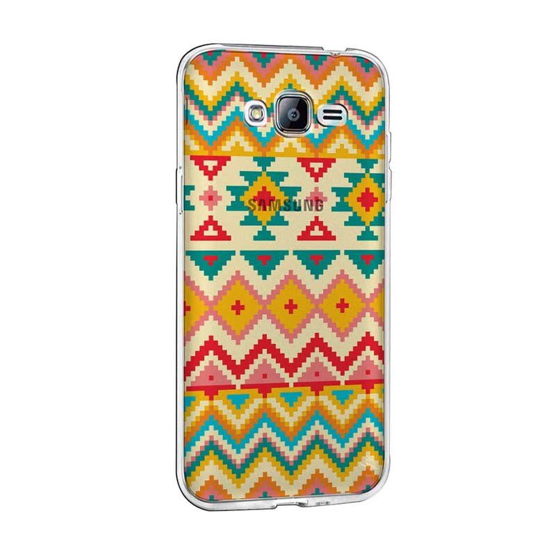 Husa Silicon, Ultra Slim 0.3MM, Aztec, Samsung Galaxy J7 2017