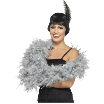 Sirag fulgi boa gri 80g 180cm Sirag fulgi boa gri 80g 180cm