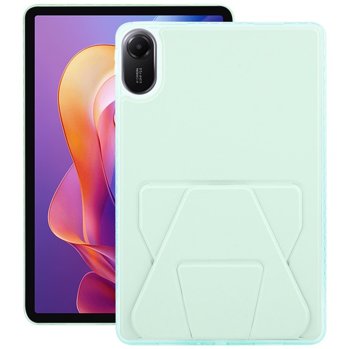 Калъф за таблет Xiaomi Redmi Pad 2, магнитен, акрилен, кожен, светлозелен