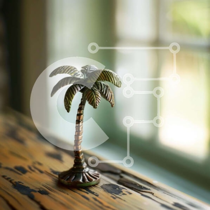 Puzzle din lemn Intrahome - Mica pasarele pe masa veche, 10x10 cm, 25 piese, cutie din lemn wenge