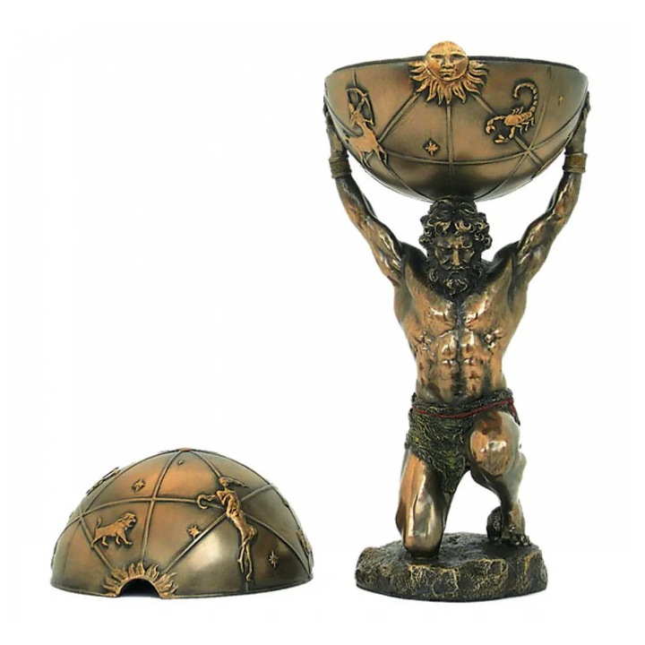 Decoratiune bronz Atlas H32