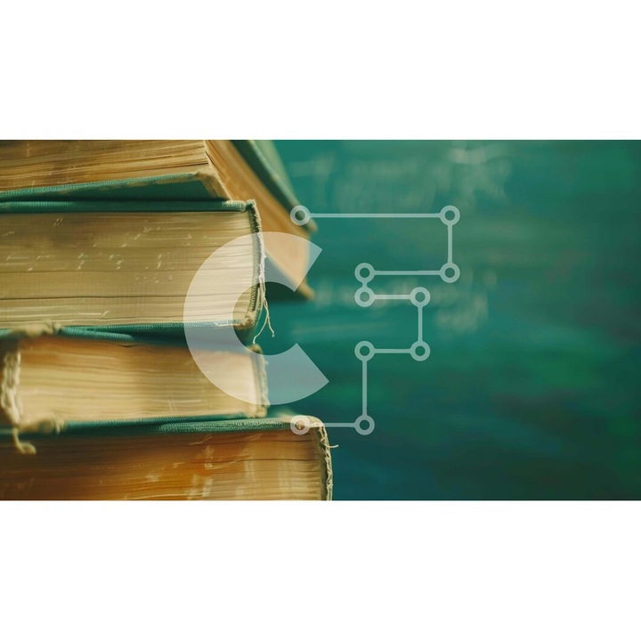 Puzzle din lemn Intrahome - Stiva de carti vintage, 25 piese, 10x10 cm, cutie din lemn wenge