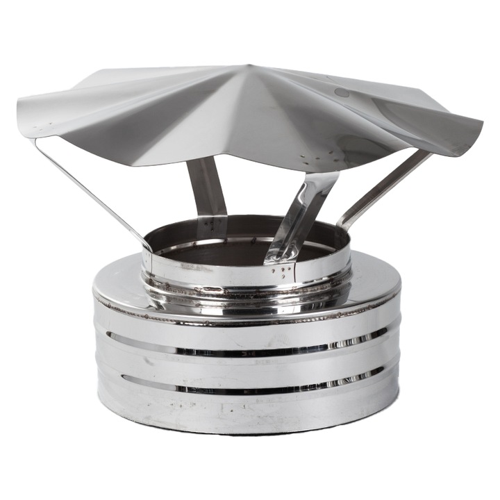 Palarie antiploaie inox, Versia-Lux, D160/220 mm