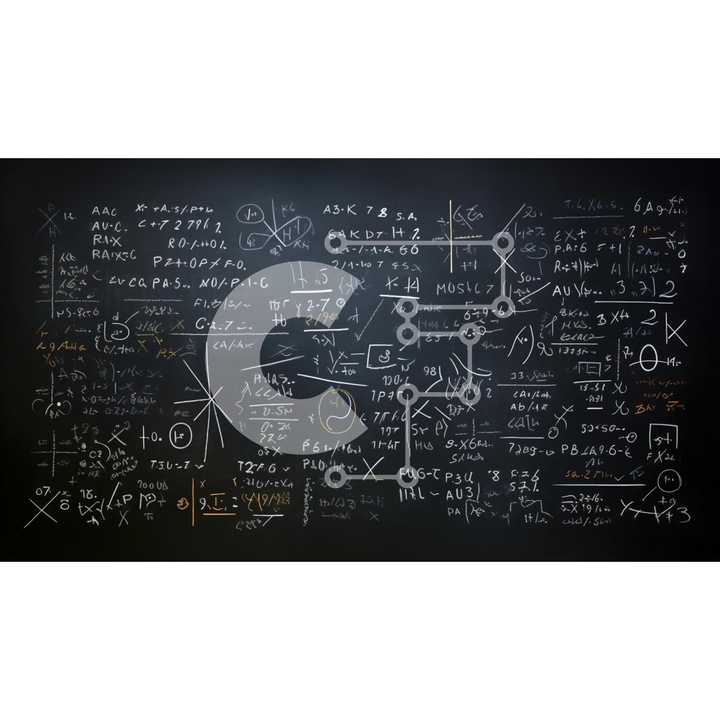 Puzzle din lemn Intrahome, 25 piese, tipuri matematice, 10x10 cm, cutie din lemn wenge