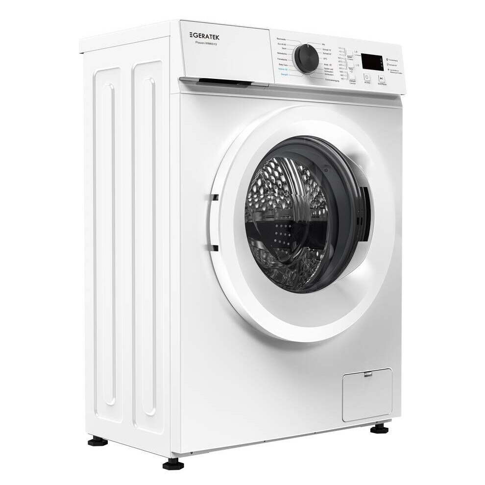 Masina de spalat rufe Geratek Plauen WM6010, 6 kg, 1000 rpm, alba, 85x59.5x44cm