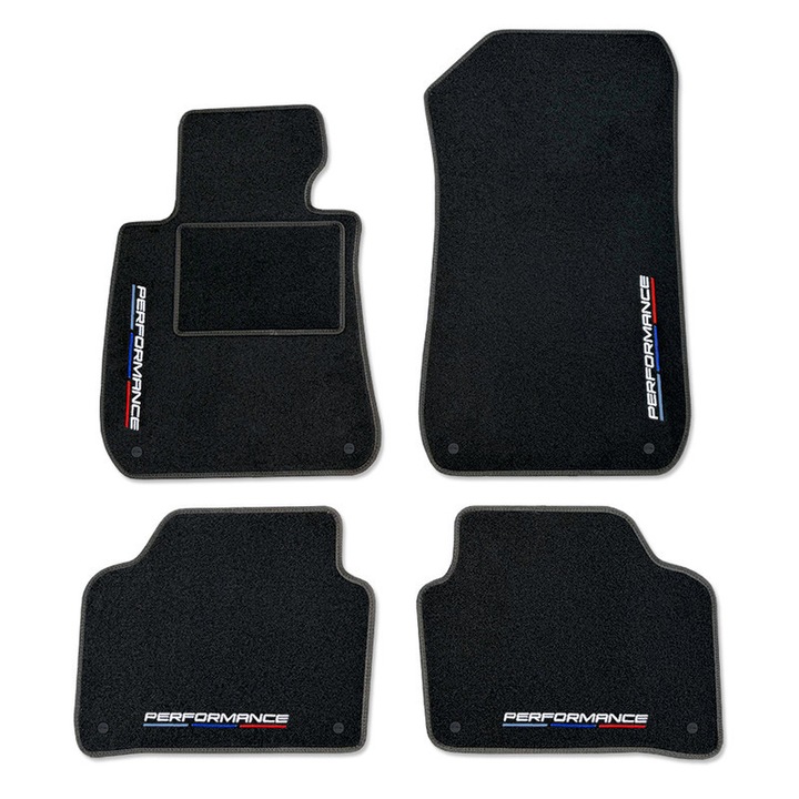 Covorase auto Lasota set, pentru BMW 5 E39 (1996 - 2003) Negru, 4x editie PERFORMANCE