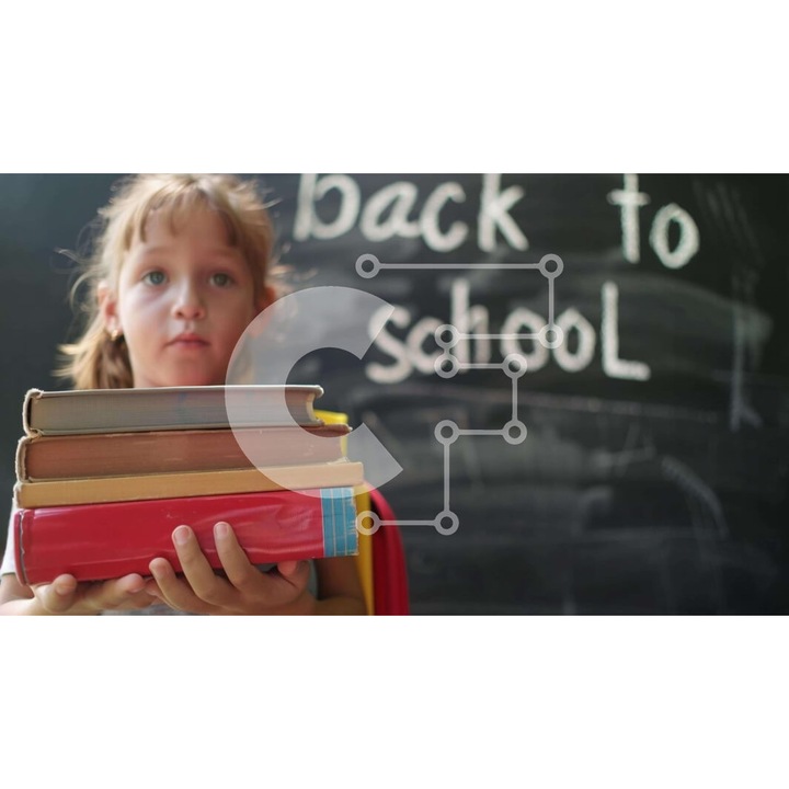 Puzzle din lemn Intrahome - Fetita cu carti, 25 piese, 10x10 cm, cutie din lemn wenge