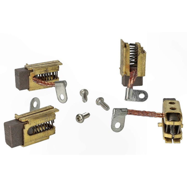 4x szénkefe készlet 16,2x15,8x8,9mm Iskra Mahle 24V 2,2KW motorokhoz