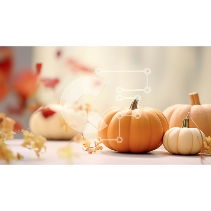 Puzzle din lemn Intrahome, 10x10 cm, 25 piese, imagine cu dovlecei pe masa, cutie din lemn wenge