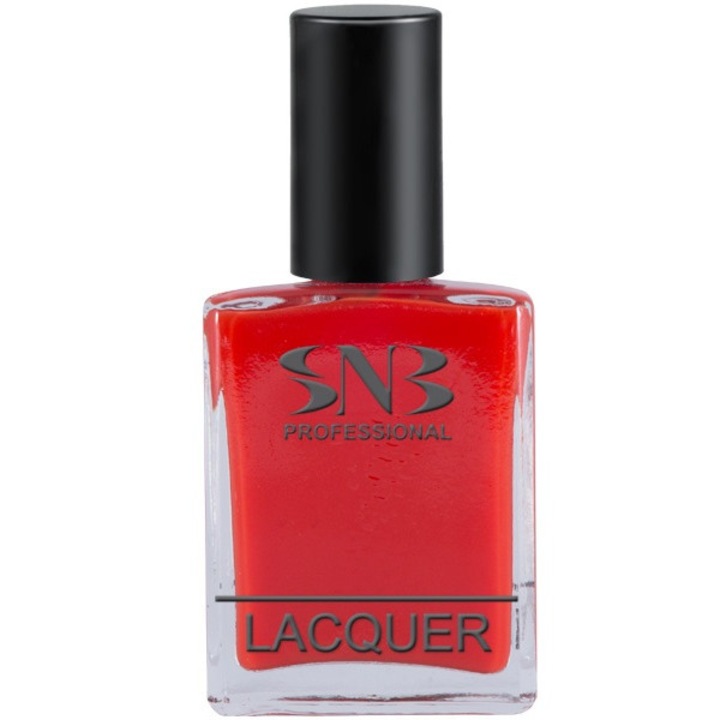 Lac de unghii SNB NLT06 Bistra, Rosu Corai, 15ml