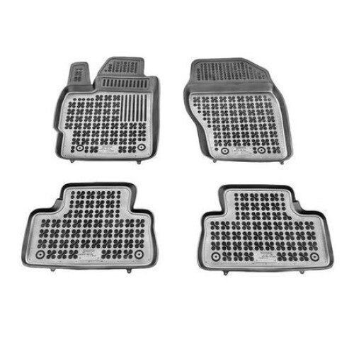 Set 4 covorase/presuri dedicate AUDI Q3 dupa anul 2011,din cauciuc antiaderent stil tavita,cu butoni fixare in podea