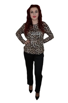 Pantaloni eleganti, inchidere cu fermoar,D&J Exclusive, Negru Pantaloni eleganti, inchidere cu fermoar,D&J Exclusive, Negru