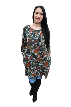 Rochie moderna de zi,masura mare,D&J Exclusive, Multicolor Rochie moderna de zi,masura mare,D&J Exclusive, Multicolor