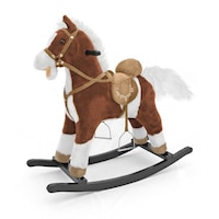 Calut balansoar cu sunete si miscare Mustang Dark Brown