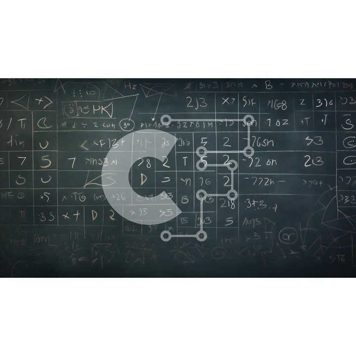 Puzzle din lemn Intrahome, 10x10 cm, 25 piese, tema matematica, cutie din lemn wenge